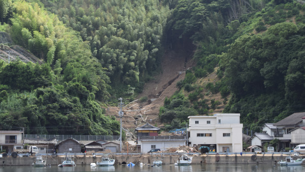 11. Landslide Damages / 10th July Uwajima City ©JPF