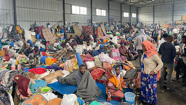 紛争を逃れて暮らす避難民（エチオピア）©GNJP